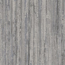 Grey Vertical Faux Grasscloth