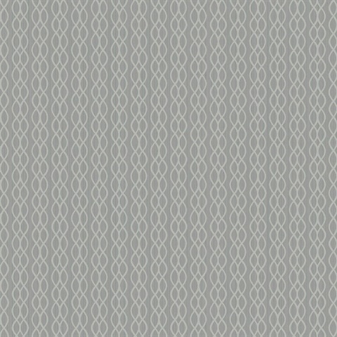 Grey Vertical Infinity Stripe Wallpaper