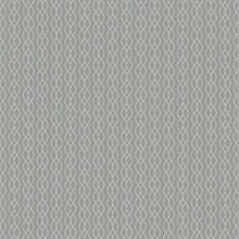 Grey Vertical Infinity Stripe Wallpaper
