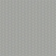 Grey Vertical Infinity Stripe Wallpaper