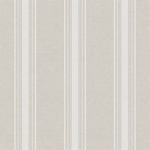 Grey Vertical Stripes Wallpaper