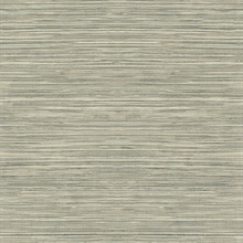 Grey Vinyl Faux Grasscloth Wallpaper