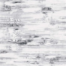 Grey Watercolor Blended Lined Wallpaper