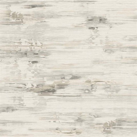 Grey Watercolor Blended Lined Wallpaper