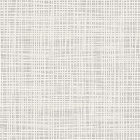 Grey & White Abstract Faux Weave Texture Wallpaper