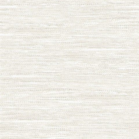 Grey & White Commercial Weave Wallpaper
