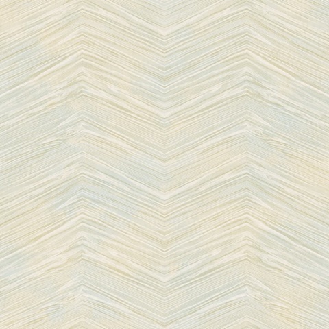 Grey & White Commercial Wood Chevron Wallpaper