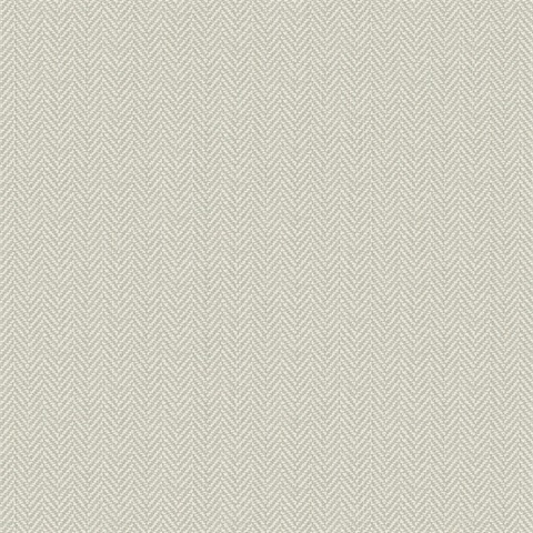 Grey &  White Subtle Textured Chevron Wallpaper
