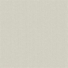Grey &  White Subtle Textured Chevron Wallpaper