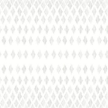 Grey &amp; Whte Diamond Ombre Wallpaper