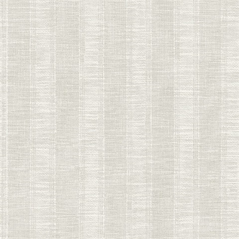 Grey Woven Stripe Wallpaper