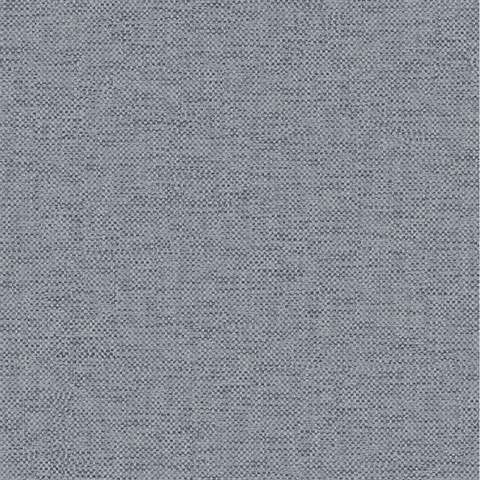 Grey Woven Textured Wallpaper