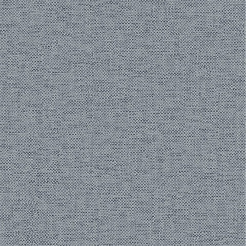 Grey Woven Textured Wallpaper