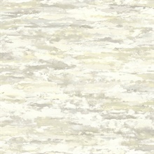 Grey & Yellow Commercial Brushstroke Clouds Wallpaper