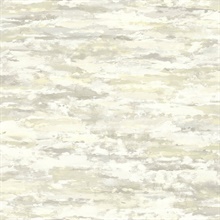 Grey & Yellow Commercial Brushstroke Clouds Wallpaper