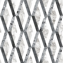 Greys Statuary Diamond Inlay Peel and Stick Wallpaper