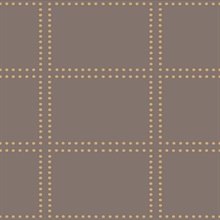 Gridlock Brown Geometric Wallpaper