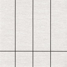 Gridwork Charcoal Commercial Wallpaper