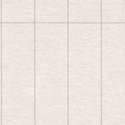 Gridwork Linen Commercial Wallpaper