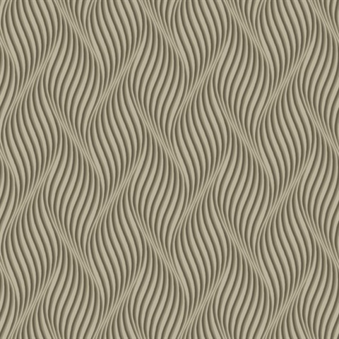 Groovy Wallpaper - Taupe
