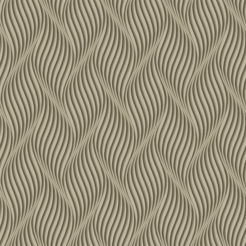 Groovy Wallpaper - Taupe