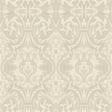 Guinevere Winter Baroque Marquetry Wallpaper