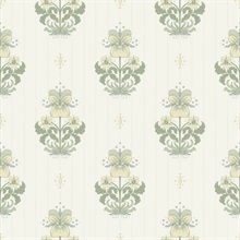 Gullvie White Pansies Wallpaper