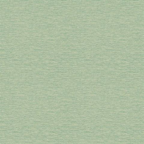 Gump Green Faux Lightly Textured WeaveWallpaper