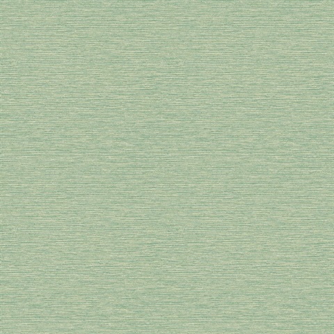 Gump Green Faux Lightly Textured WeaveWallpaper
