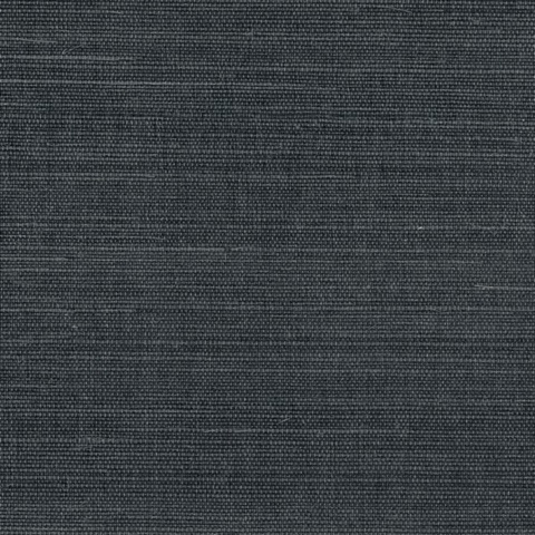 Maguey Natural Sisal Grasscloth Gunmetal Wallpaper