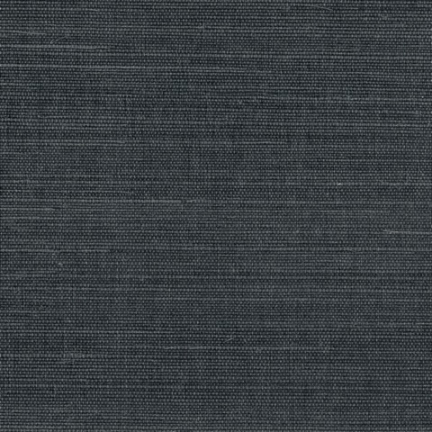 Maguey Natural Sisal Grasscloth Gunmetal Wallpaper