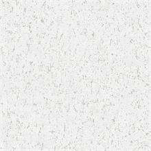 Guri White Faux Concrete Textured Wallpaper
