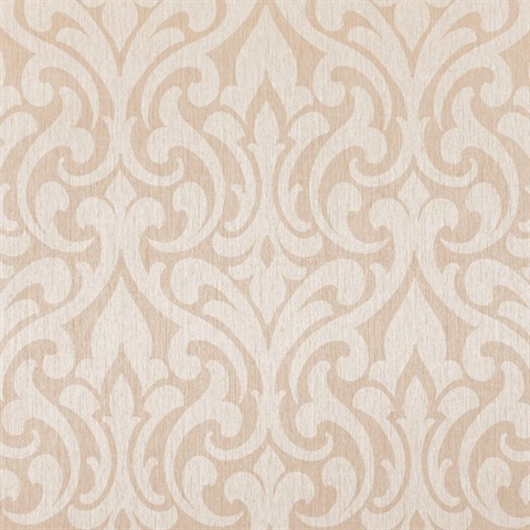 Gustav Damask II Kiss Commercial Wallpaper