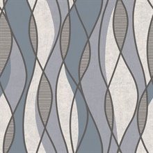 Gyro Charcoal Swirl Geometric
