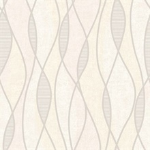 Gyro Cream Swirl Geometric