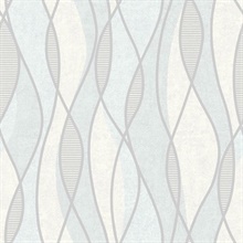 Gyro Light Blue Swirl Geometric