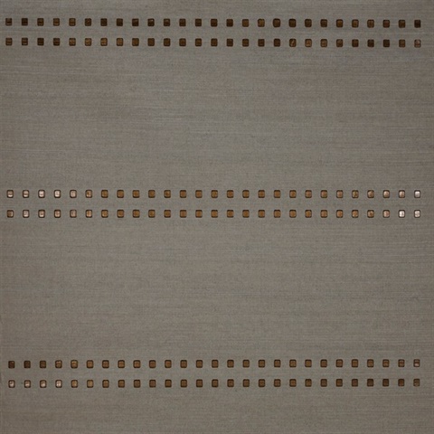 H : Studs And Stripes Horizontal Bronze on Elephant Manila Hemp