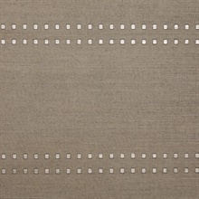 H : Studs And Stripes Horizontal Chrome on Elephant Manila Hemp