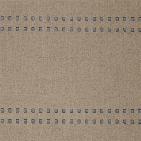 H : Studs And Stripes Horizontal Nickel on Hibernian Beige Tweed
