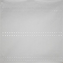 H : Studs And Stripes Horizontal Pearl on Silver Peony Sateen and Sate