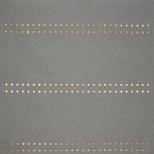 H : Studs And Stripes Horizontal Soft Gold on Aberdeen Taupe Tweed