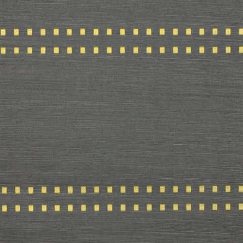 H : Studs And Stripes Horizontal Yellow on Graphite Manila Hemp