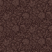Hague Burgundy Floral Trail Wallpaper