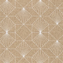 Halcyon Neutral Geometric Wallpaper