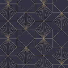 Halcyon Plum Geometric Wallpaper