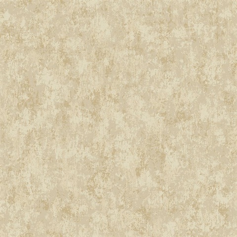 Haliya Champagne Metallic Plaster Wallpaper
