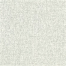 Halliday Light Grey Faux Linen Wallpaper