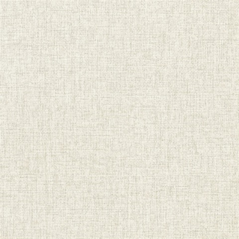Halliday Pearl Faux Linen Wallpaper