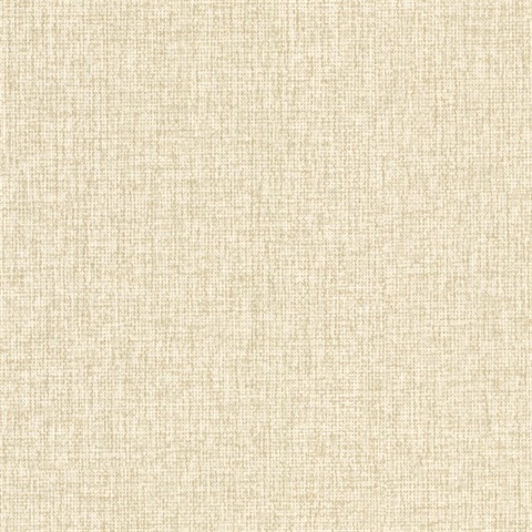 Halliday Taupe Faux Linen Wallpaper