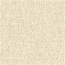 Halliday Taupe Faux Linen Wallpaper